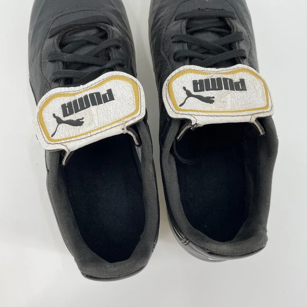 Puma black leather
